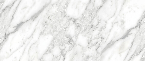 Obraz premium Marble presents a luxurious white natural stone surface with sparkling crystalline formations and elegant gray veining for premium interior backgrounds