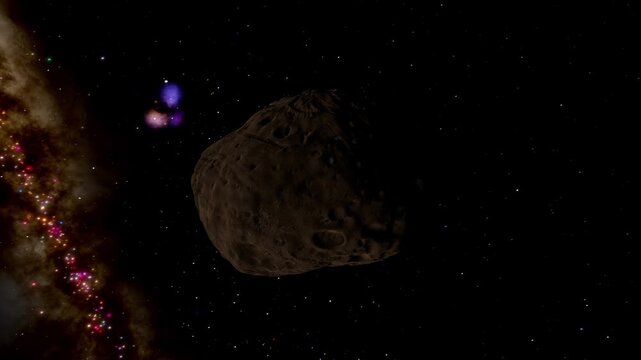 Phobos (Martian Moon) - Cinematic Orbital Flight 4K 60fps