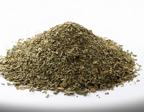 dried catnip pile silhouette on white background