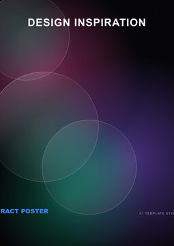 Dreamy Purple Teal Bokeh Lights Abstract Background