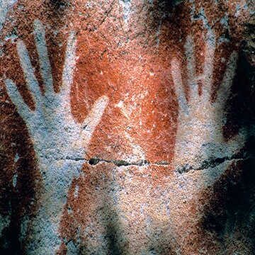 Aboriginal Hands, Carnarvon Gorge
