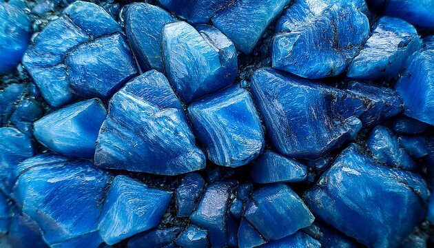 Blue Granite Crystalline Surface Detail