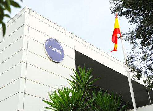 Spanish Space Agency (AEE) of the Ministry of Science, Innovation and Universities, located in the Crea Building in the San Jer&oacute;nimo neighborhood of Seville, Andalusia, Spain.
