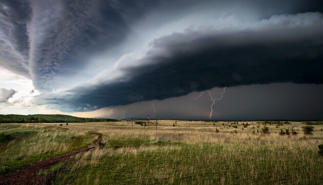 Derecho Storm Clouds And Severe Weather