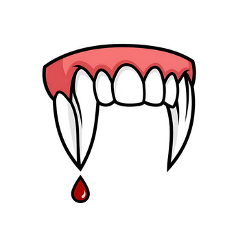 funny cartoon tooth on transparent background