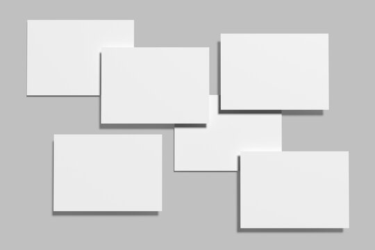 A5 Landscape Mockup Design Blank	