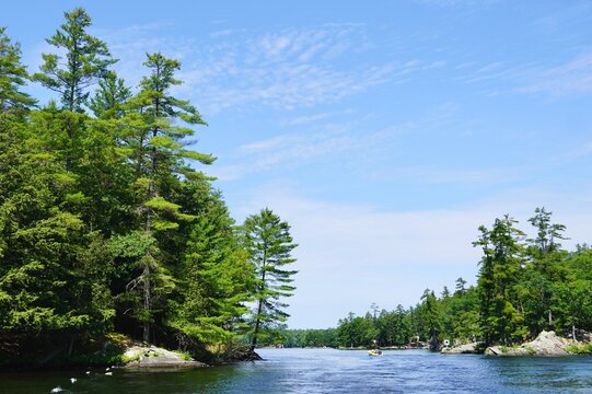 Boating on a Northern Ontario Lake