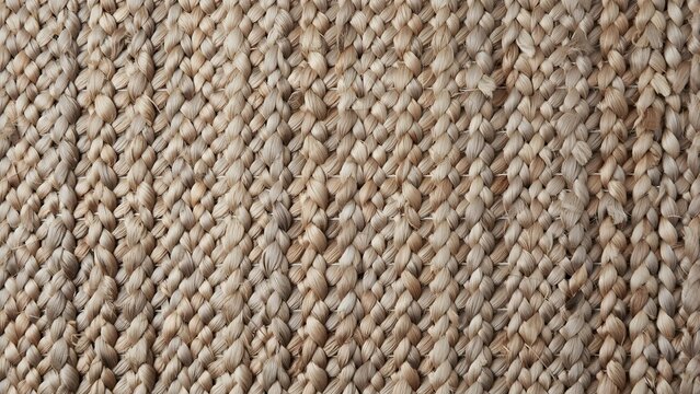 Seamless woven sisal textile featuring intricate natural fiber strands, elegant rustic craftsmanship, authentic botanical material, subtle tonal variations, clean woven construction