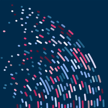 Abstract Data Stream Flow Vector Background with Dynamic Color Lines