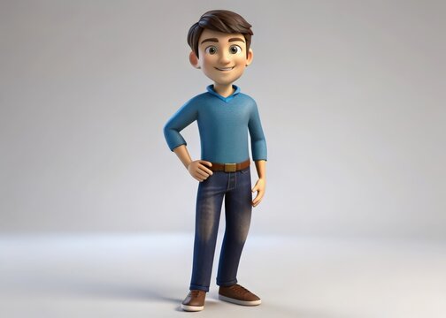 3D Animated Male Character