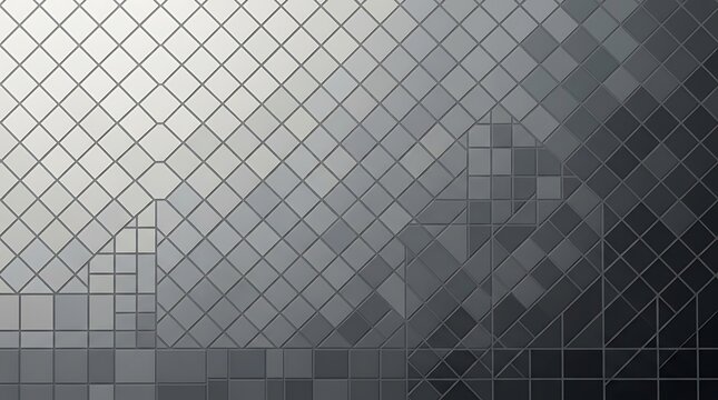 Abstract dark gray background with a geometric grid pattern of squares and diagonal lines