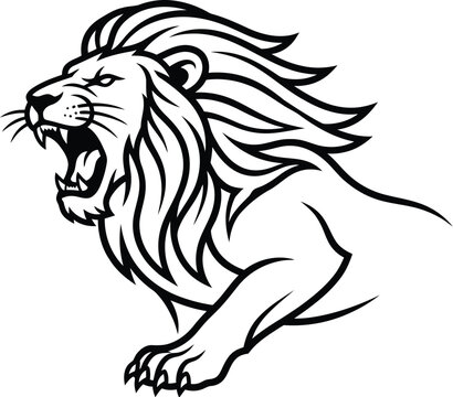 lion vector illustration