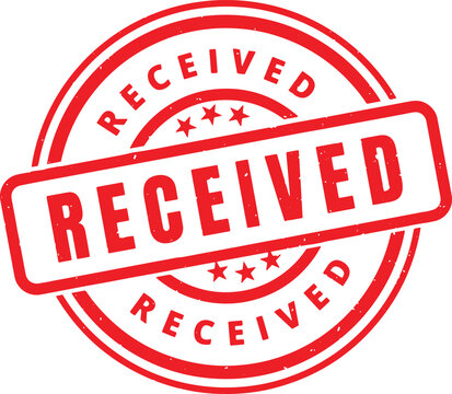RECEIVED red rubber stamp text
