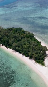 Kerayaan Beccu Beach, a white-sand beach in Kotabaru, South Kalimantan