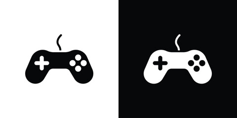 Game controller icon outline designs bundle. EPS10 © sahana