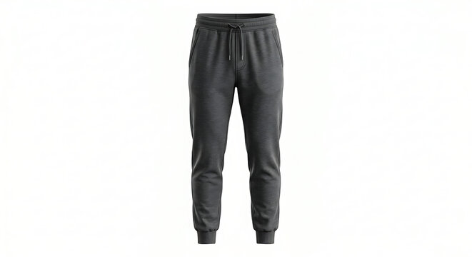 Dark gray athletic sweatpants for men.