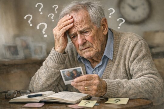 A person studying or contemplating with a thought-provoking novel and an intriguing portrait