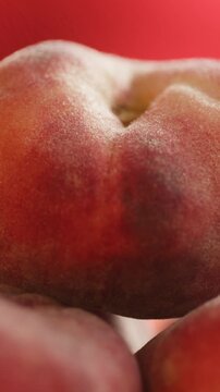 Fresh ripe apricots, peach and nectarine isolated on a white background. Colorful summer stone fruits with natural texture, healthy organic food, vegan nutrition, fresh harvest, juicy seasonal produce