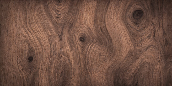 Dark stained wood texture with visible grain and knots material background structure carpentry hardwood wallpaper backdrop interior construction abstract furniture contrast woodwork