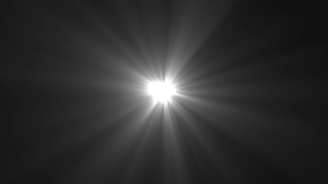 Animation white cc light rays Glitter, shiny, bright, flare footage Isolated white light rays, Shine or sun effect on cc light ray effect on black screen cc light.