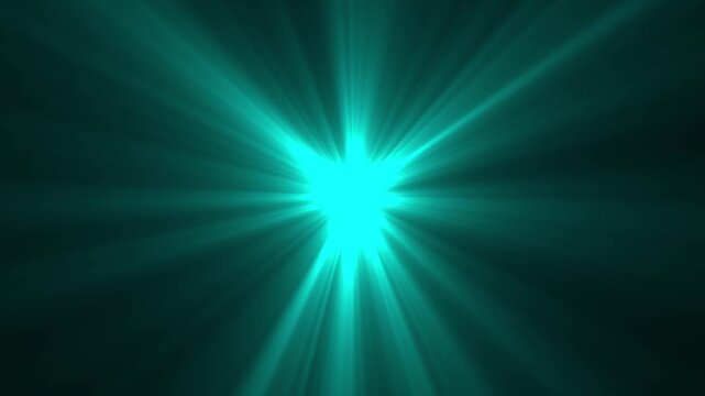 Abstract background with purple and teal light beams shining from opposite corners.Shine or sun effect on white cc light ray animation. Glitter, shiny, bright