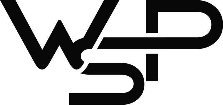 WSP minimalist logo design
