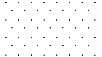 Black polka dot seamless pattern on white background with background seamless minimalist repeating abstract wallpaper geometric backdrop creative decoration illustration symmetry © Taslima