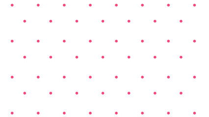 Pink polka dot seamless pattern on white background with background seamless repeating minimalist abstract wallpaper geometric backdrop creative decoration illustration symmetry © Taslima