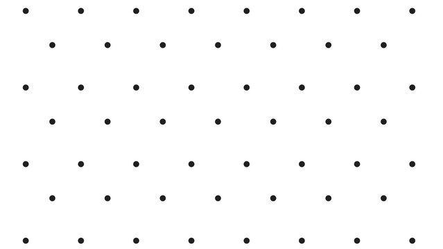 Black polka dot seamless pattern on white background with background seamless minimalist repeating abstract wallpaper geometric backdrop creative decoration illustration symmetry