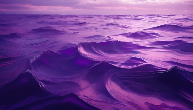 purple water surface