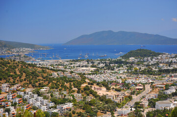 Naklejka premium Bodrum Center Cityscape - Türkiye