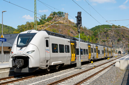 Wiederer&ouml;ffnung/Neubau der von der Ahrtal-Flutkatastrophe 2021 zerst&ouml;rten Bahnstrecke Remagen-Ahrtal, hier am Bahnhof Altenahr