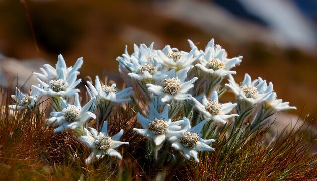 edelweiss flower alpine noble white mountain bloom