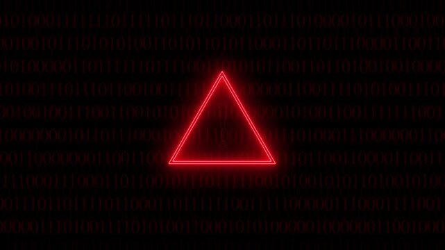 Abstract binary code animation video. binary code stream.Binary code on a dark background. Hacker attacks and cyber security concept.Full screen of binary code background. 4k animation
