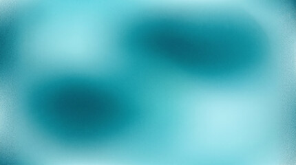 Fototapeta premium blue green blurred gradient background with soft glowing light spots abstract texture