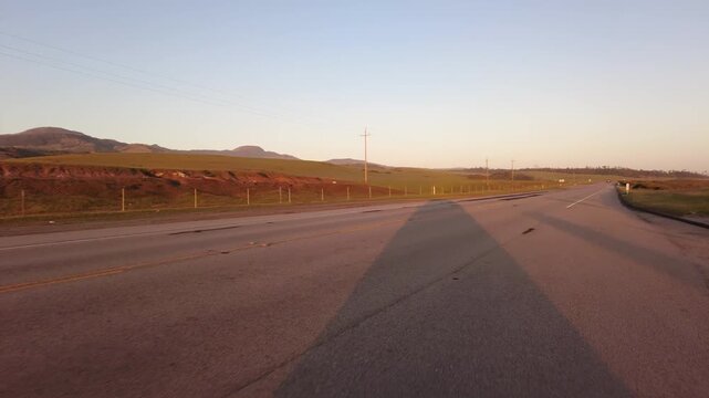 Big Sur Pacific Coast Highway Southbound 9 San Simeon to Morro Bay 09 Front View MultiCam Driving Plate California USA