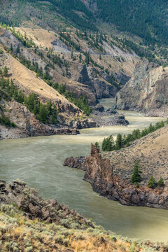 Canada, BC, Lillooet.  BC Hwy 12 following the Fraser River.
