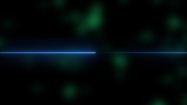 Abstract seamless looped animation of neon light line running loop triangle, lasers and lines bouncing around and moving forward within a dark tunnel