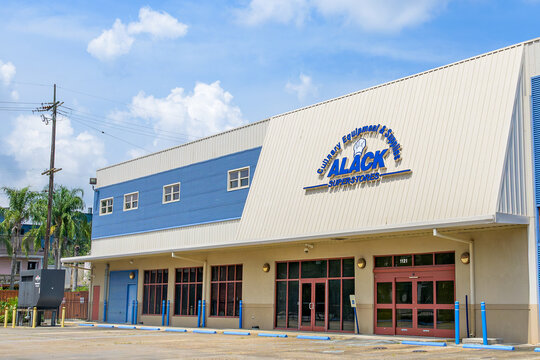 New Orleans, LA, USA - July 5, 2026: Alack Culinary Equipment and Supplies Superstore on Carondelet Street in the Central City Neighborhood 