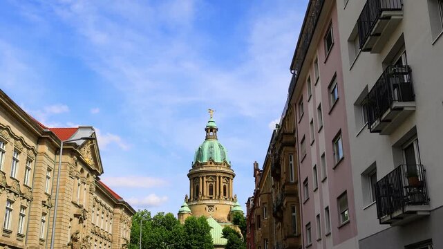 the german city of mannheim 4k video