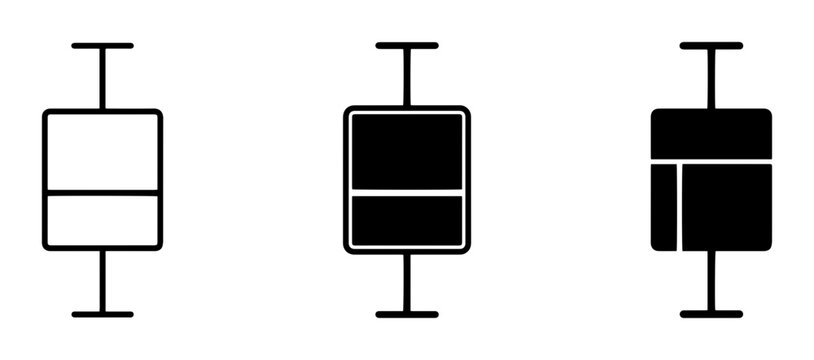 Box Plot Icons, Statistical Data Visualization, Graphic Elements for Analysis