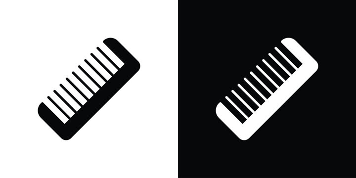 Hair brush icon for creative designs