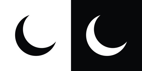 Moon icon for creative designs © basit