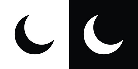 Moon icon for creative designs © basit