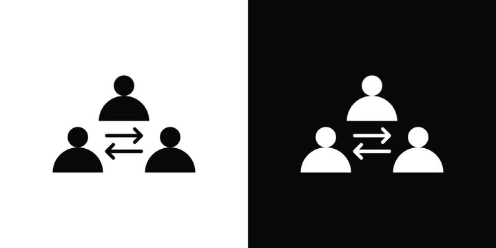 Mediator icon for creative designs