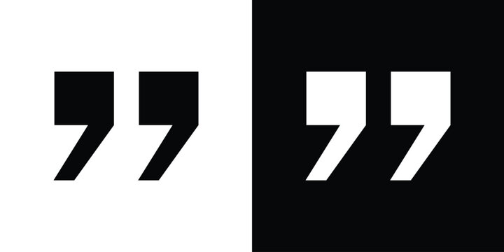 Quote right icon for creative designs