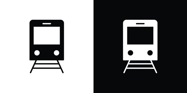 Train icon for creative designs