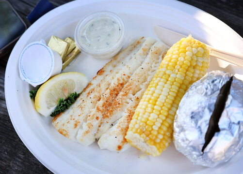 broiled fish