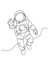 astronaut one line.ai © Mufti