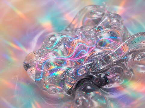 Abstract slime gel